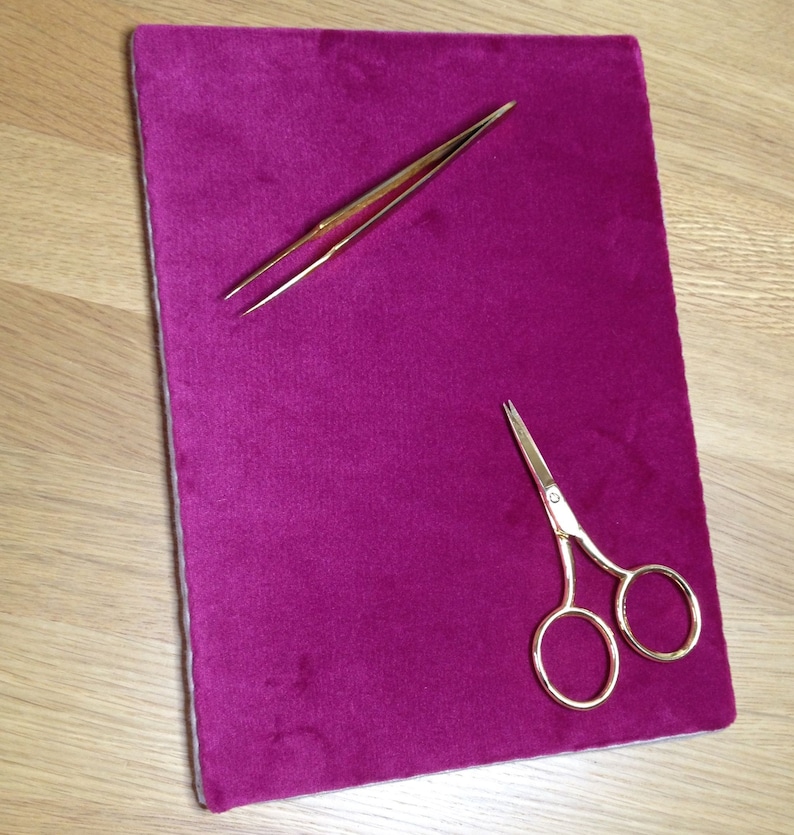 Goldwork Embroidery Board Beading Board Velvet Board Etsy