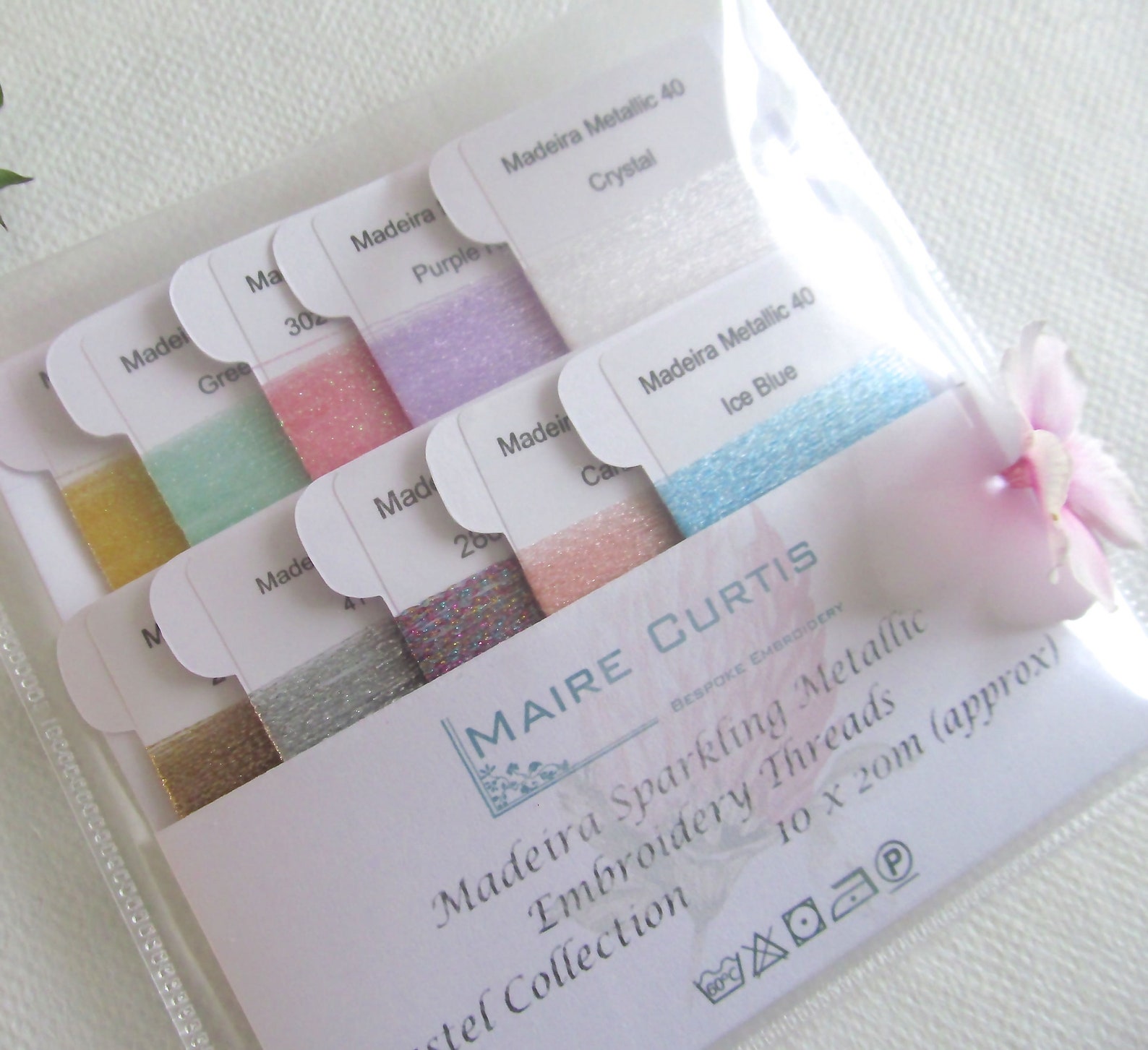 Sparkling Crystal Pastels Threads Pack Limited Edition | Etsy UK