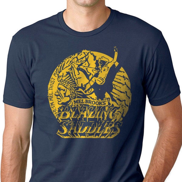 Blazing Saddles T Shirt Funny Shirts Vintage Cult Movie Weird Custom Vintage