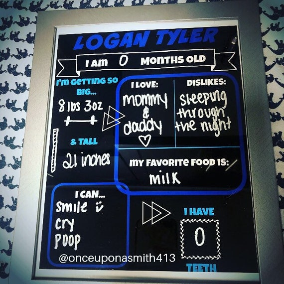 Monthly Milestones For Baby Chart