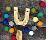 Felt Ball Slingshot - Includes Slingshot and 15 Felt Ball Ammo - Great For Valentine 39 s or Easter Baskets