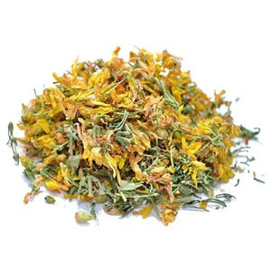 Dried St. John’s Wort Flowers – Loose Herbal Tea, Natural Hypericum Flowers, Botanical drink, Handpicked herbs Gift for tealover 500 g