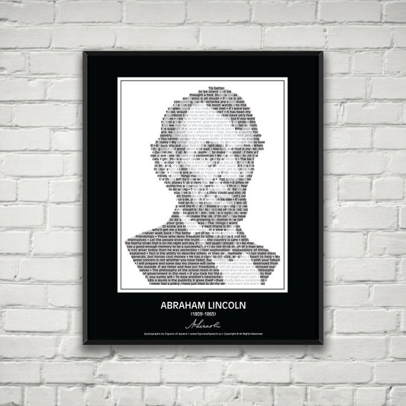 Vintage Photography Portrait President Abraham Abe Lincoln Canvas Art Print