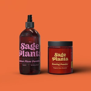 Organic Plant Growth Kit: Fertilizer & Rooting Powder