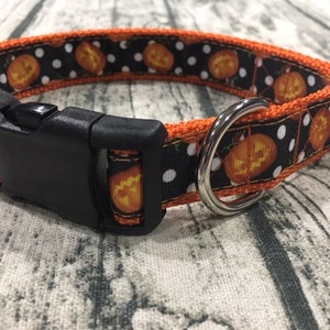 Pumpkin Halloween Dog Collar/Leash
