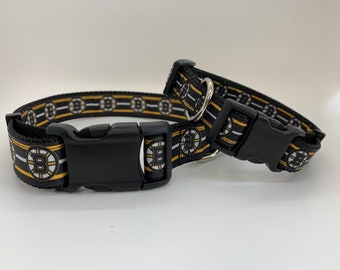 Bruins Hockey Dog Collar/Leash