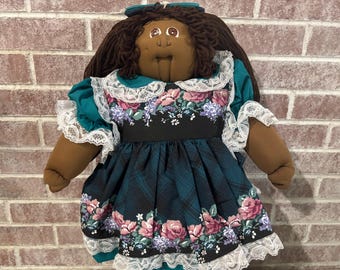 Original Appalachian Artworks Xavier Robert’s Little People Soft Sculpt Dolls | “Nan Thea” | Standing Edition | Paperwork | 1980’s