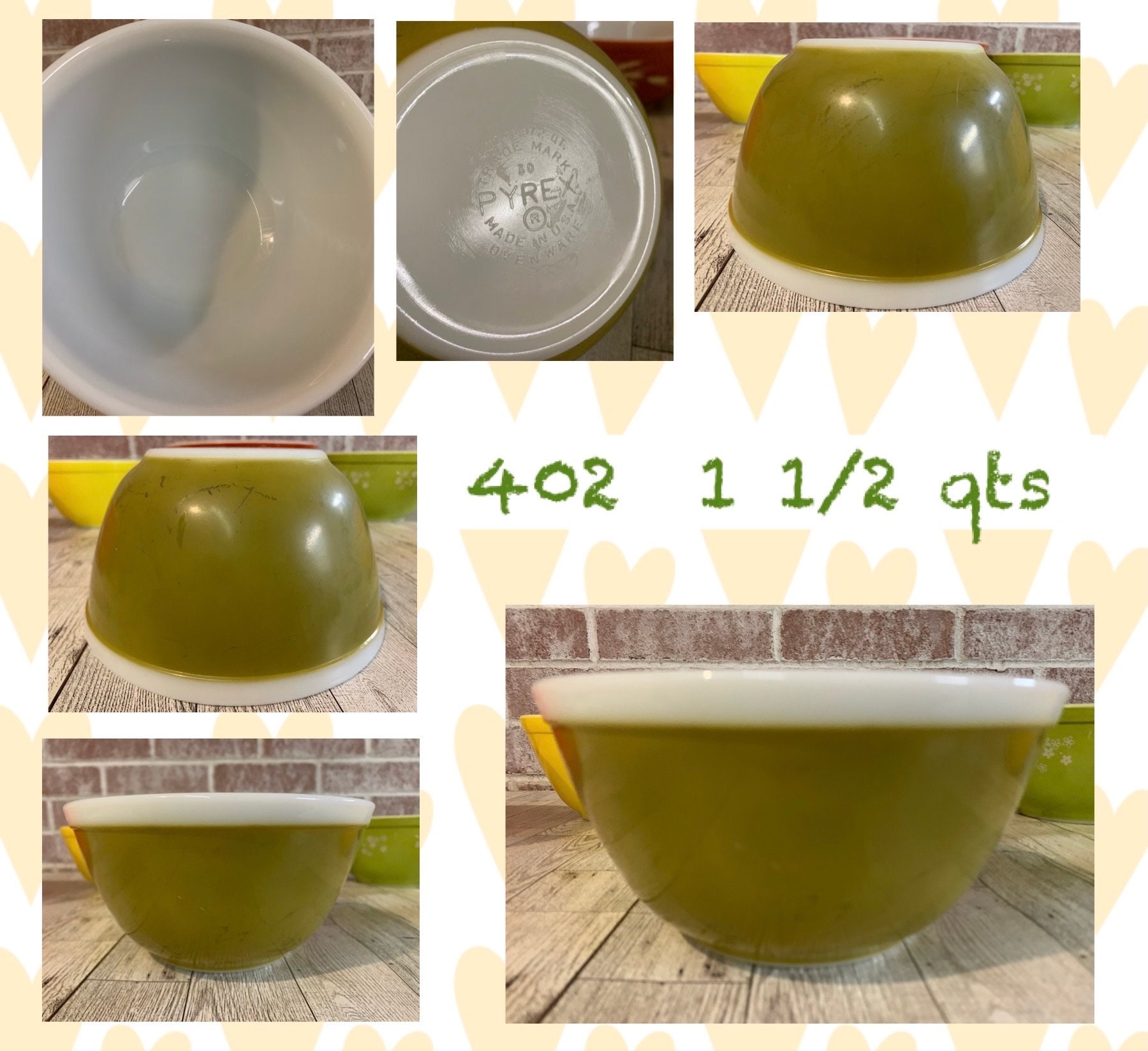 Pyrex Set Completer Mixing Bowls Pattern Selection 1960s-1980s - Etsy