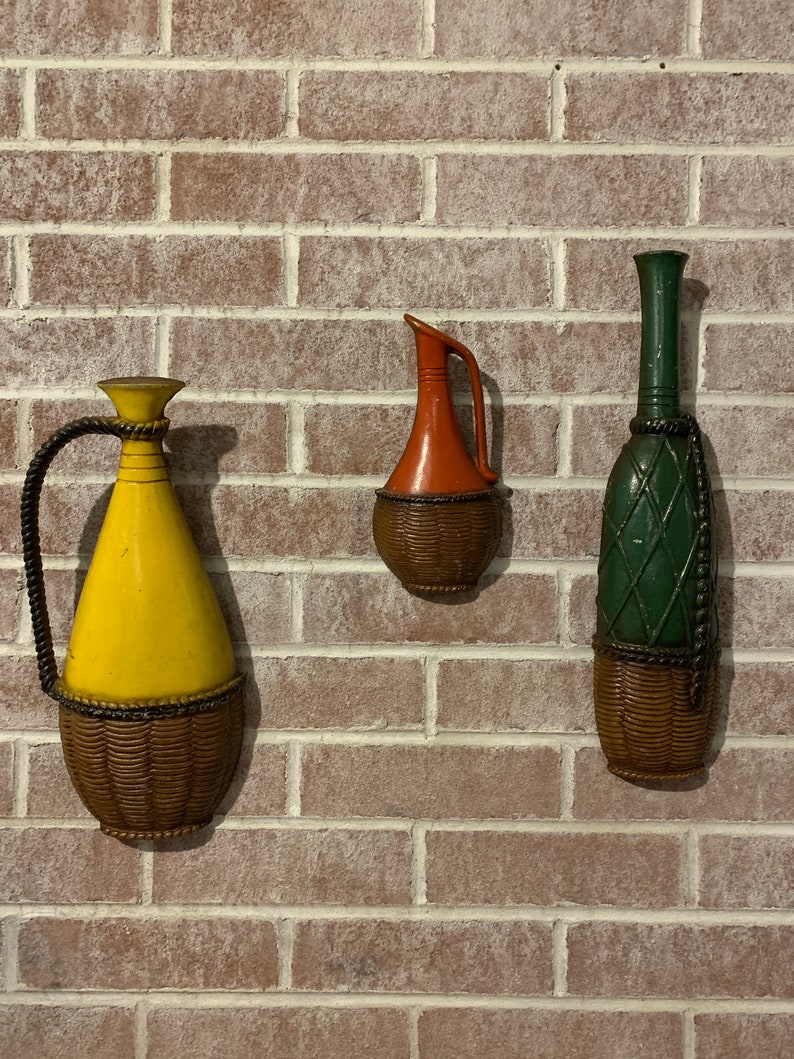 Vintage Sexton Metal Wall Art Wall Hanging Room Decor Jugs Etsy