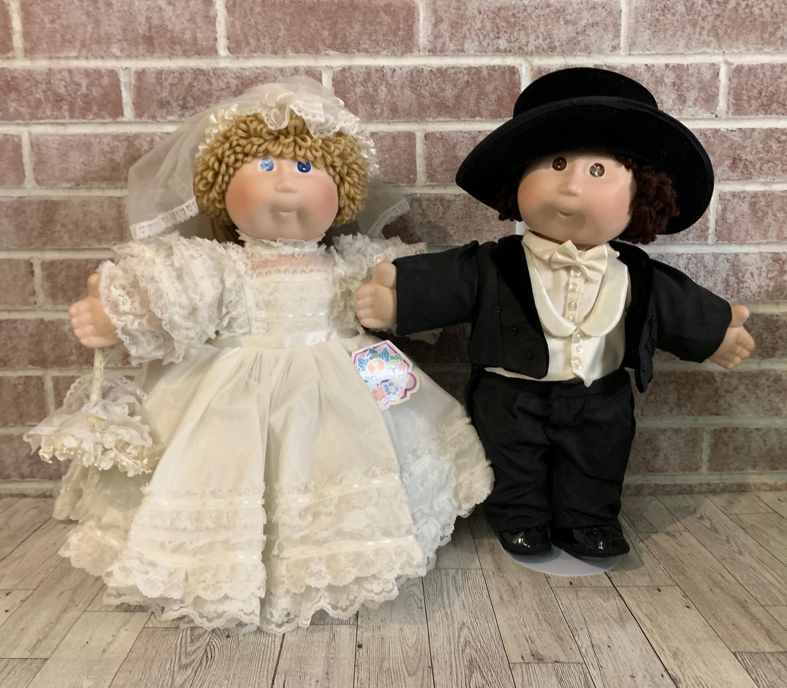 Applause Cabbage Patch Kids Porcelain Collection Bride and Groom