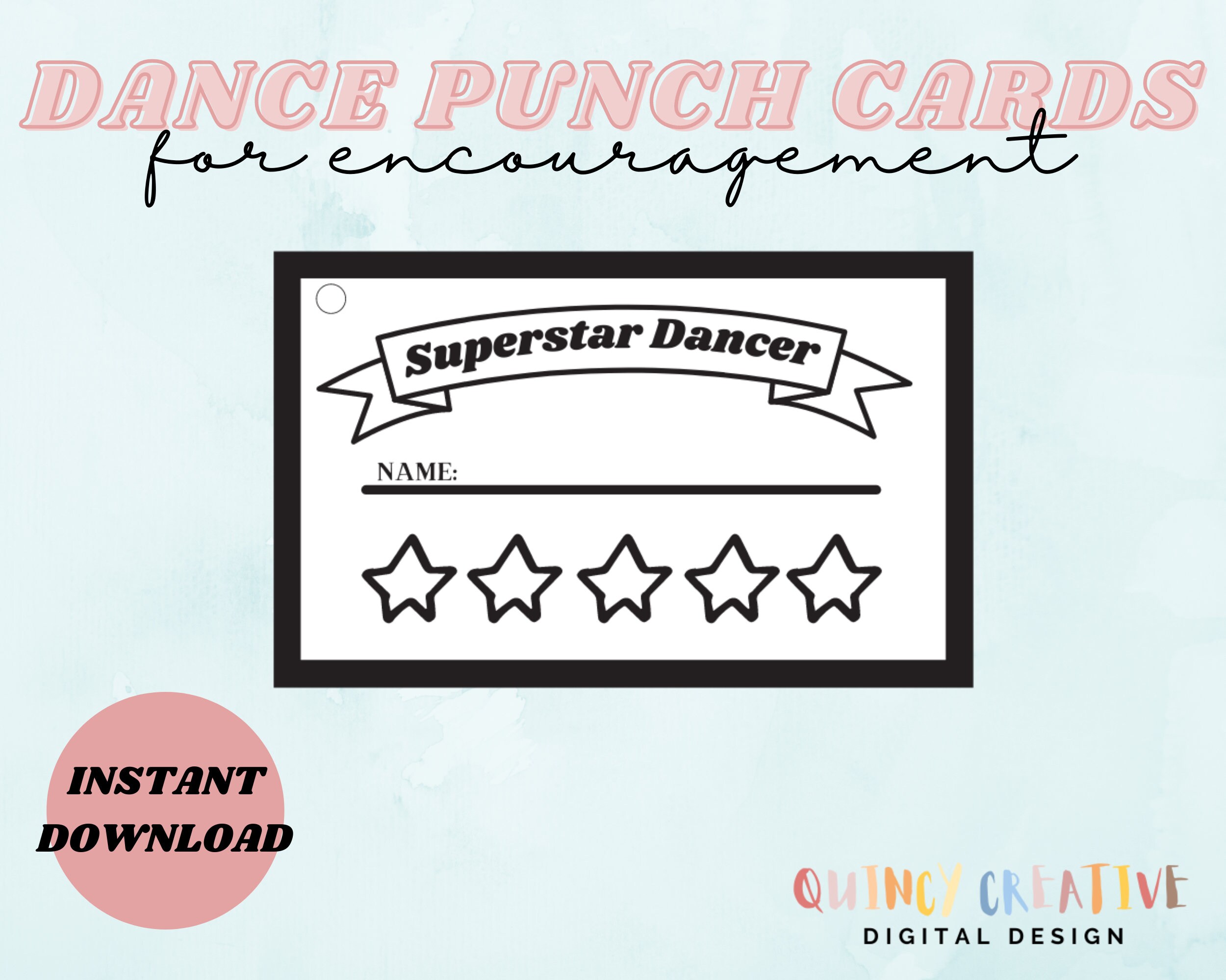 Punch Cards for Rewards and Incentives: Spring Themed Options