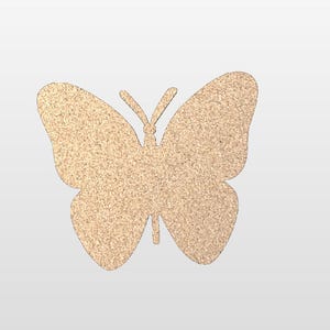 Butterfly Cork Pin Board | Decorative Corkboard for Memos, Photos, and Pins | Wall Decor