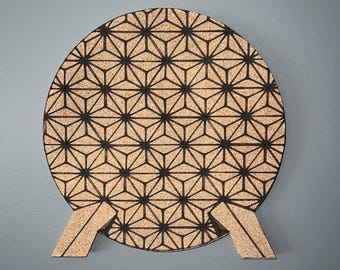 Epcot Inspired Pin Board - Laser Engraved Corkboard for Disney Pin Trading - Spaceship Earth Display Board - Disney Collector Gift