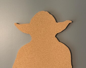 Yoda inspired Pin Board Corkboard, Gift Item, Kids, Adults, Holiday, Easter, Gifts for her, Gifts for Him, Birthday.