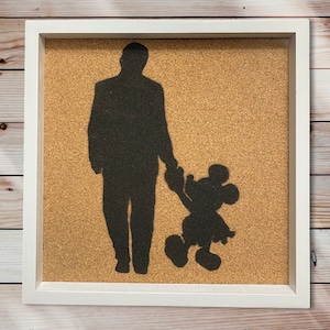 Mickey and Walt Disney Inspired Pin Board Corkboard