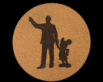Topolino e Walt Disney: regalo perfetto per gli amanti della Disney / Decorazioni per la stanza uniche e fatte a mano / Design ispirato alla Disney