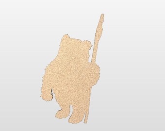 Ewok Cork Pin Board | Star Wars Inspired Pin Board | Droid Wall Art | Disney Pin Trading Display | Kids Room Decor | Galaxy Gift for Fans