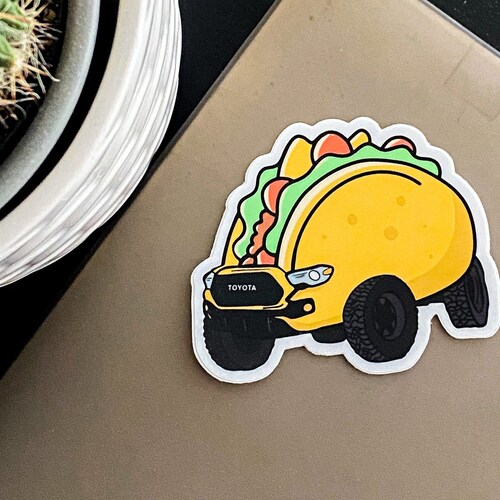 Taco Sauce Only Stickers Toyota Etsy