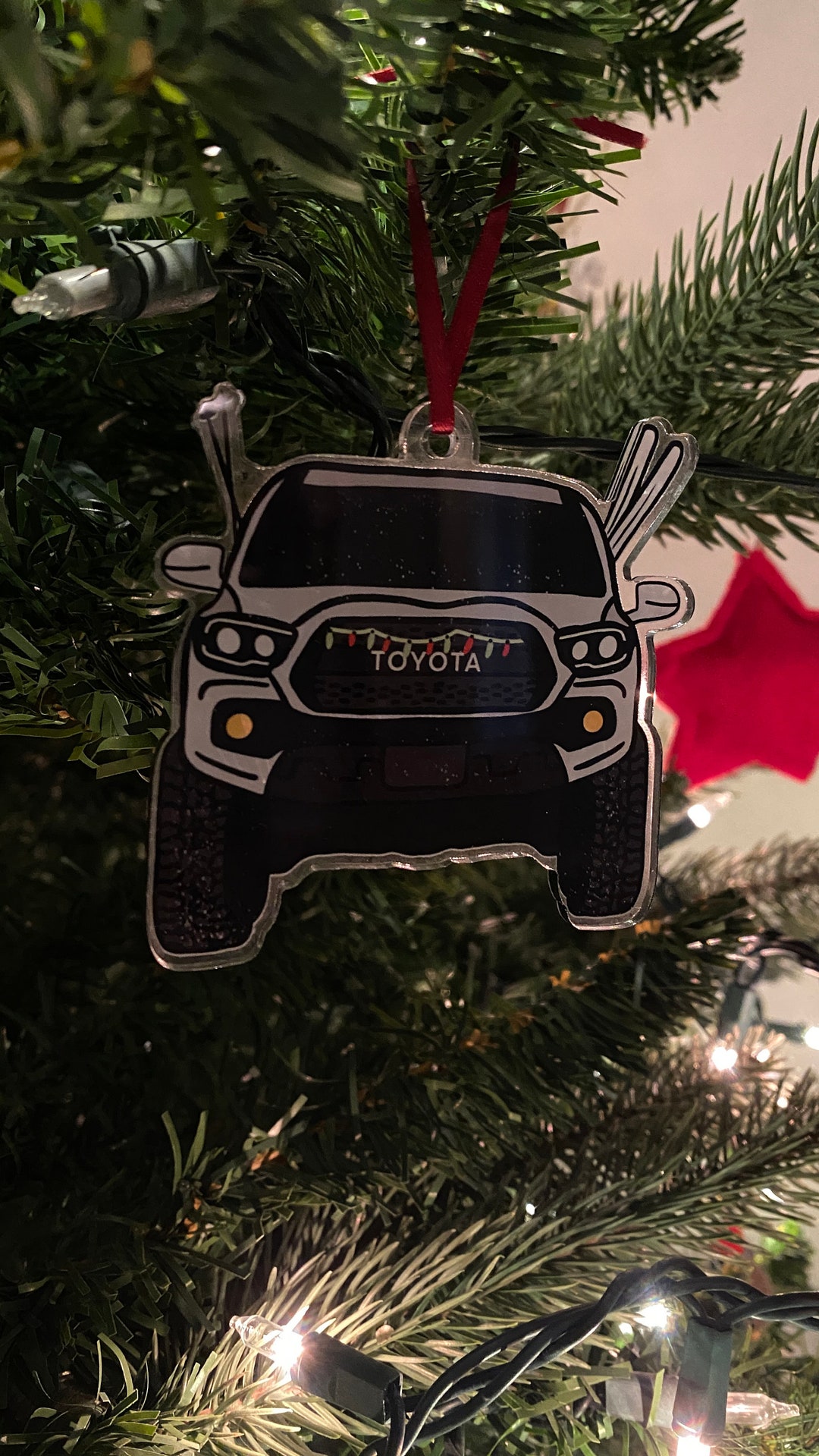 White Christmas Ornament Winter Edition Etsy