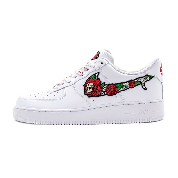 Skull N Roses AIR FORCE 1 Low White 