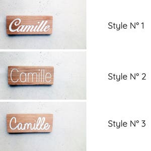 Wooden door sign with custom engraved name for kid's bedroom, Custom engraving, Custom wood sign, name signs engraving, make your own sign image 5