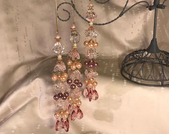 Elegant Beaded Pearl Ornaments