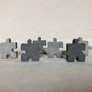Concrete magnets &quot;Puzzle&quot;, concrete magnet &quot;Puzzle&quot;