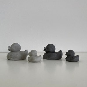 Concrete ducks set of 2//Concrete Duck 2-set