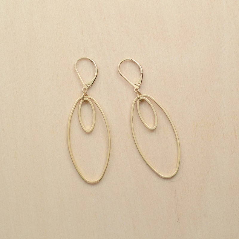 Perfectly Fine  Gold Plated Earrings main image 0