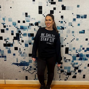 Be Salty Stay Lit Christian Sweatshirt| Matthew 5:13-14 Bible Verse Unisex Crewneck | Faith Based Apparel T- Shirt | Jesus | Trendy | Bible image 5