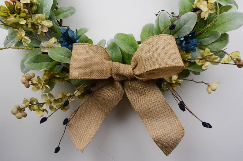 Multicolor Springtime Floral Wreath