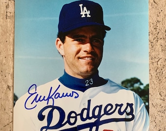 Eric Karros - Autographed 8x10 Photo - Los Angeles Dodgers - 1990's