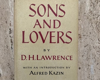 Sons and Lovers - D.H Lawrence - 1962 - Vintage Hardcover Book