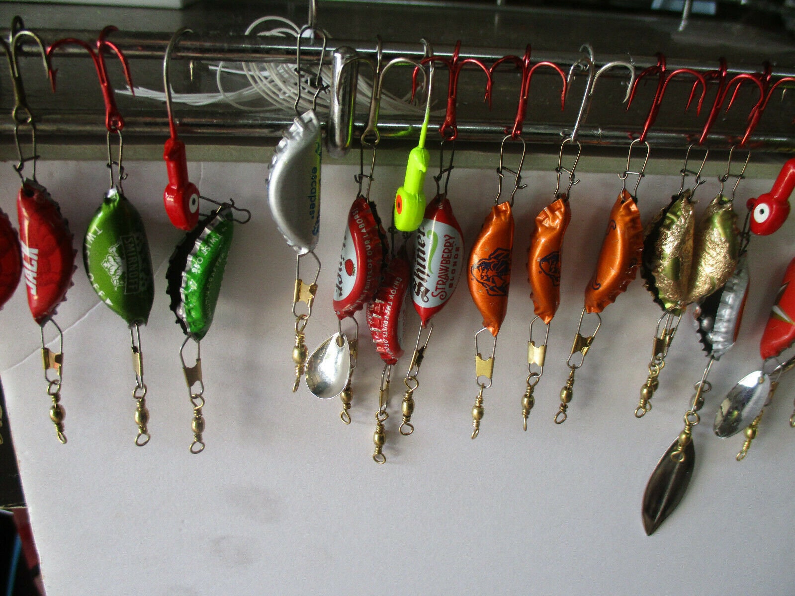 Rattling Beer Bottle Cap Fishing Lure 26 Types of Caps to Choose