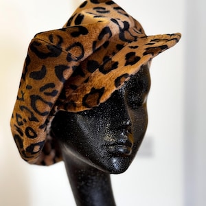 Leopard Print Newsboy Hat - Etsy