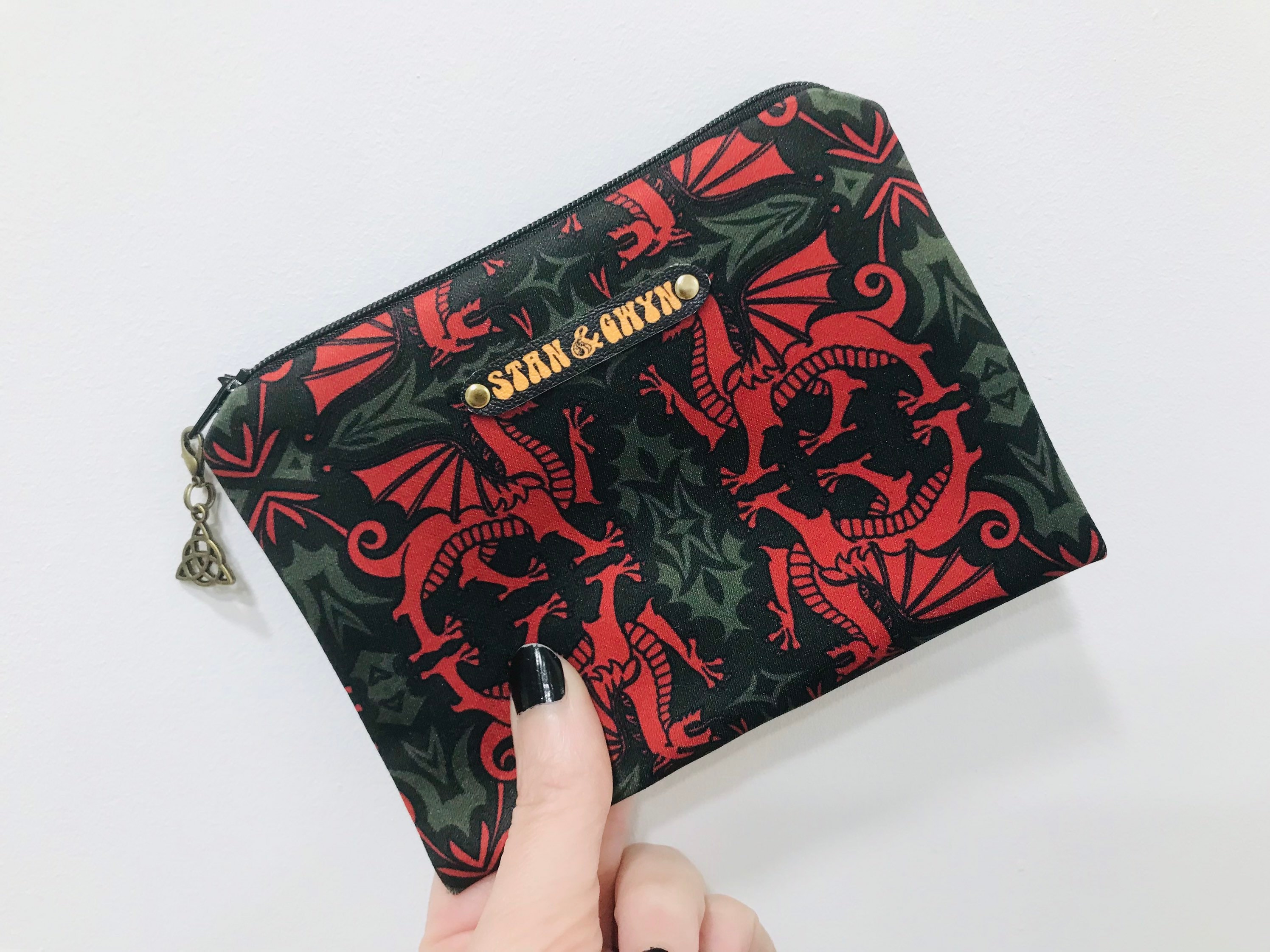 Wales Print Purse Welsh Gifts Welsh Red Dragon Wales Makeup -  Ireland