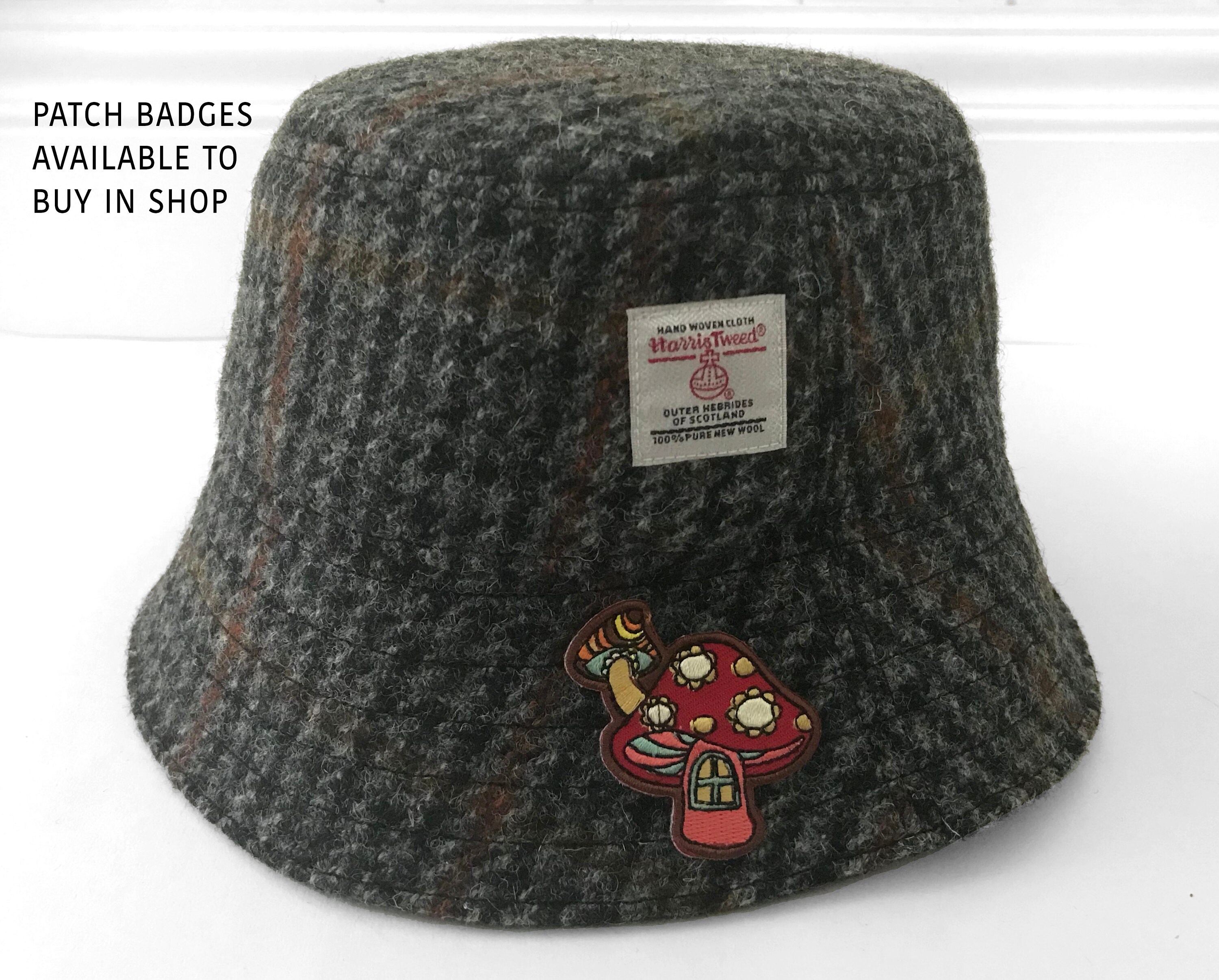 Harris Tweed Hat Bucket Hat for Men Fathers Day Gift | Etsy