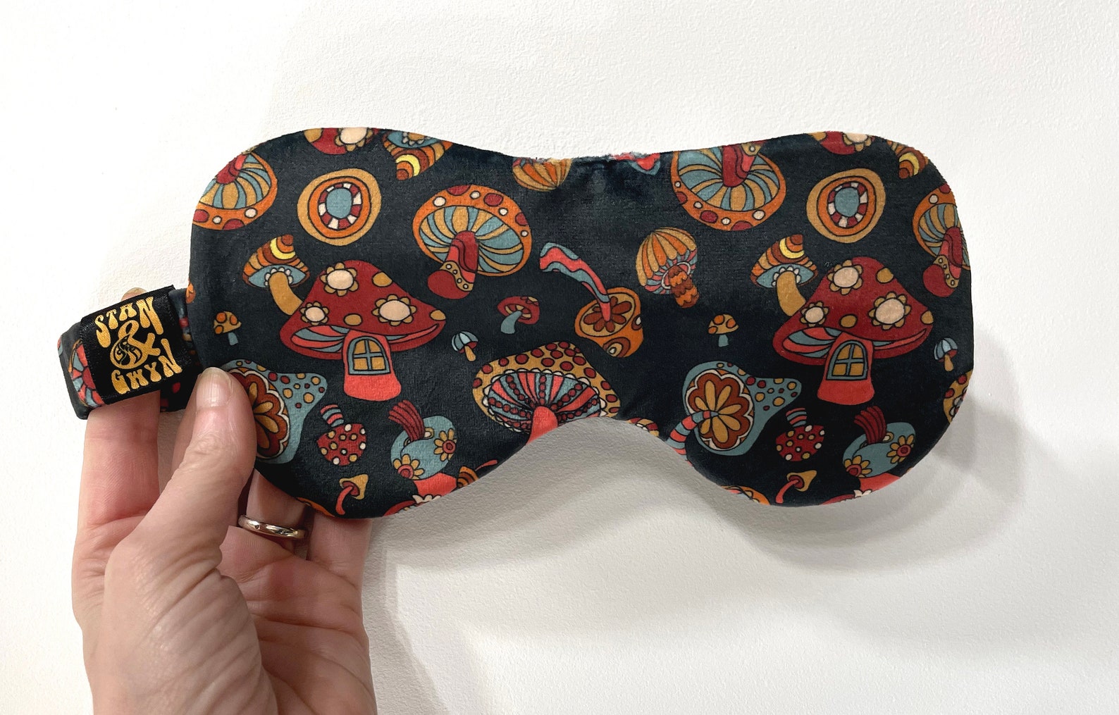 Mushroom Sleep Mask Toadstool Eye Mask Sleepingmask. Etsy UK