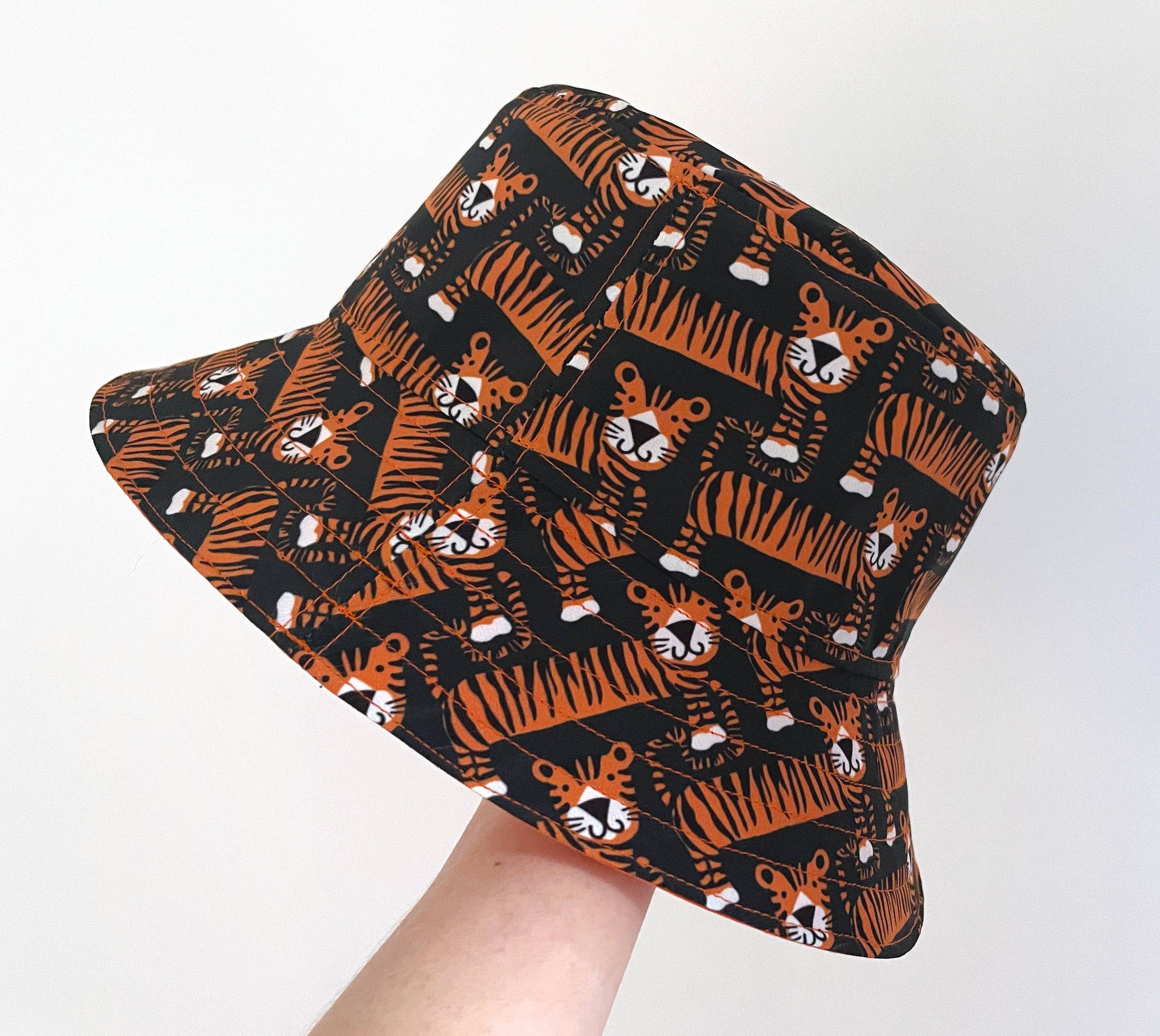 タイガーバケットハット、レトロキッズ、ビッグキャットハット