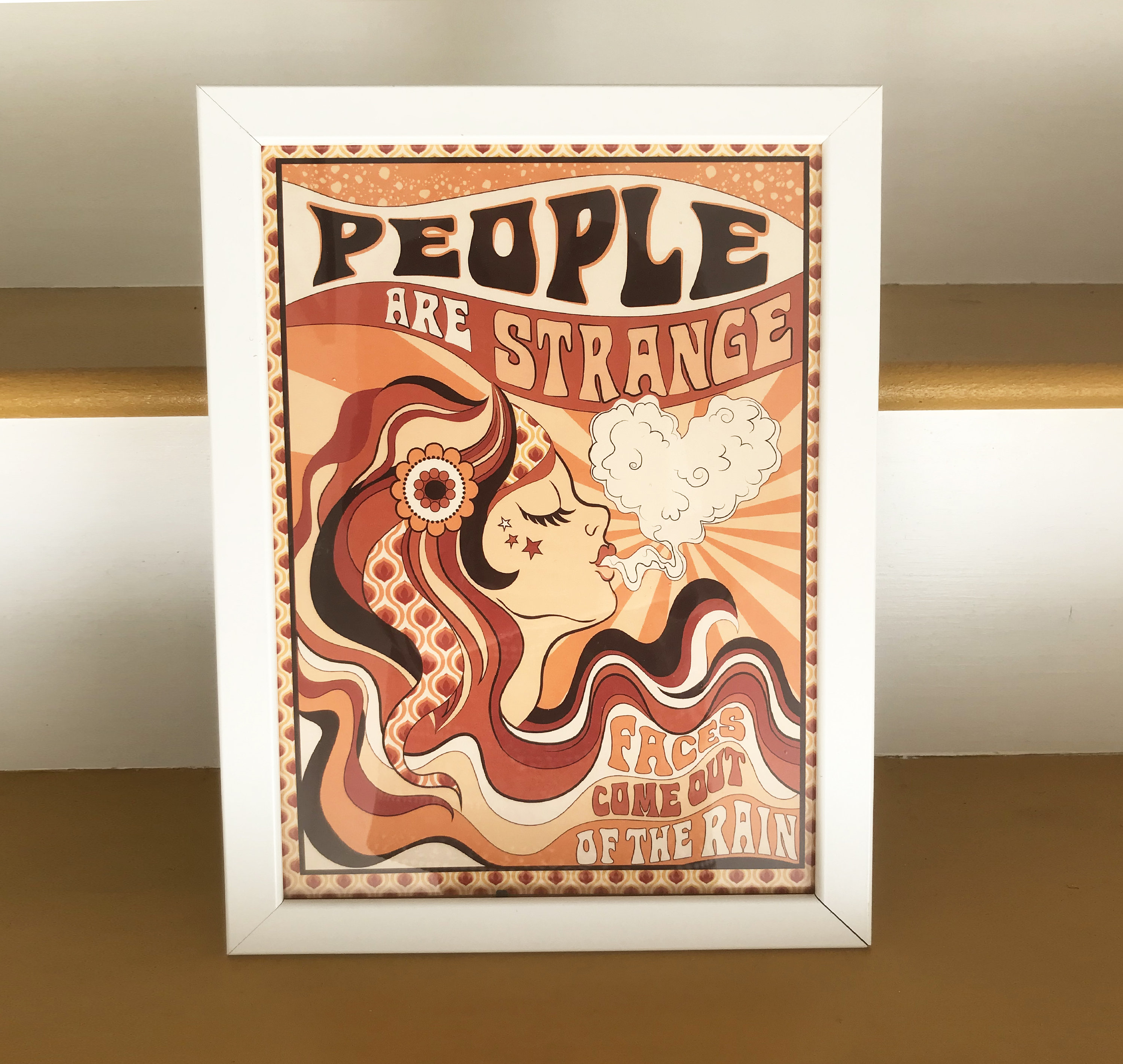 The Doors Inspired Poster, Trippy Art, 60's Music Poster