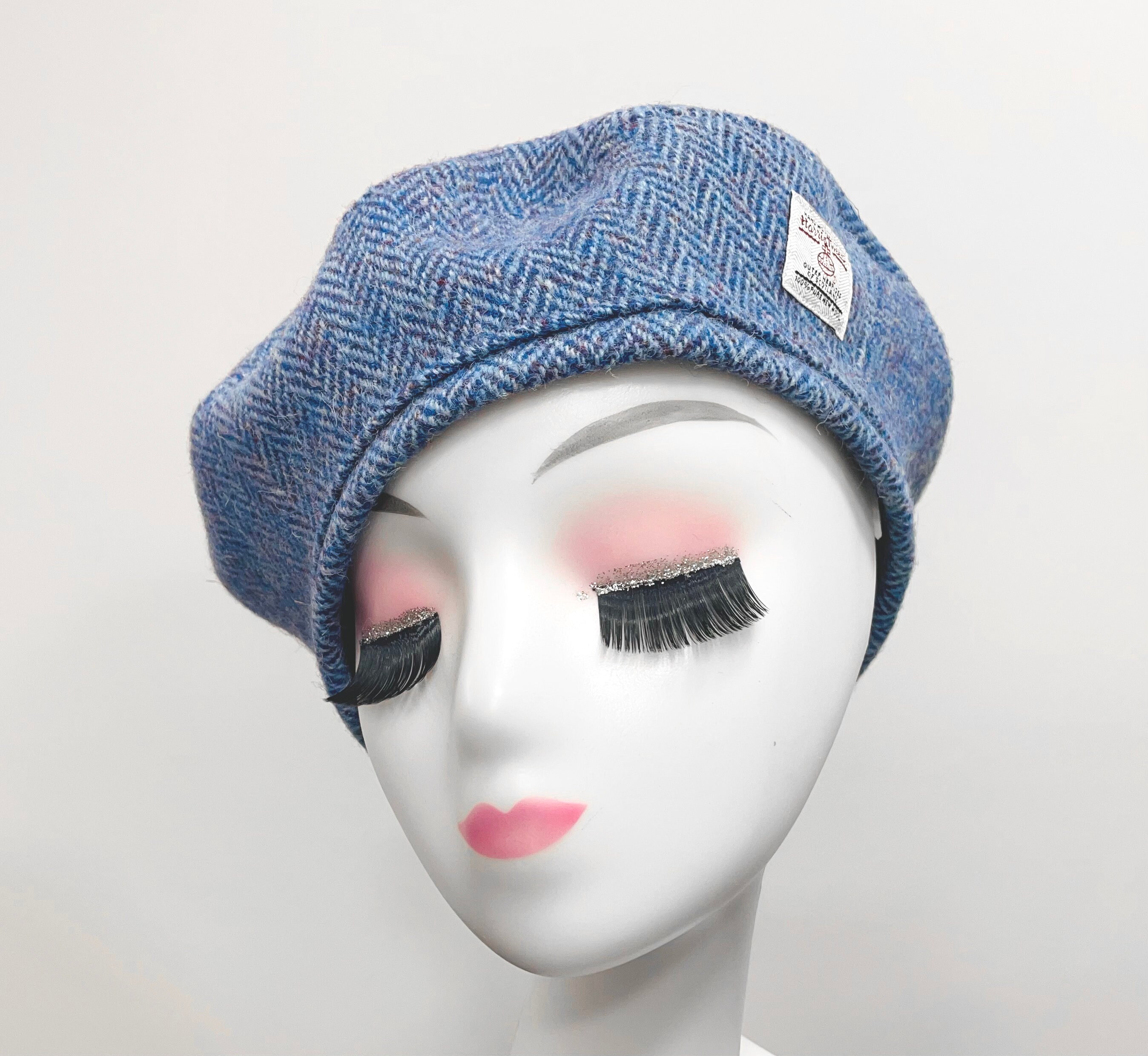 Wool Tweed Beret Women's Tam Hat Choice of Harris Tweeds Etsy Singapore
