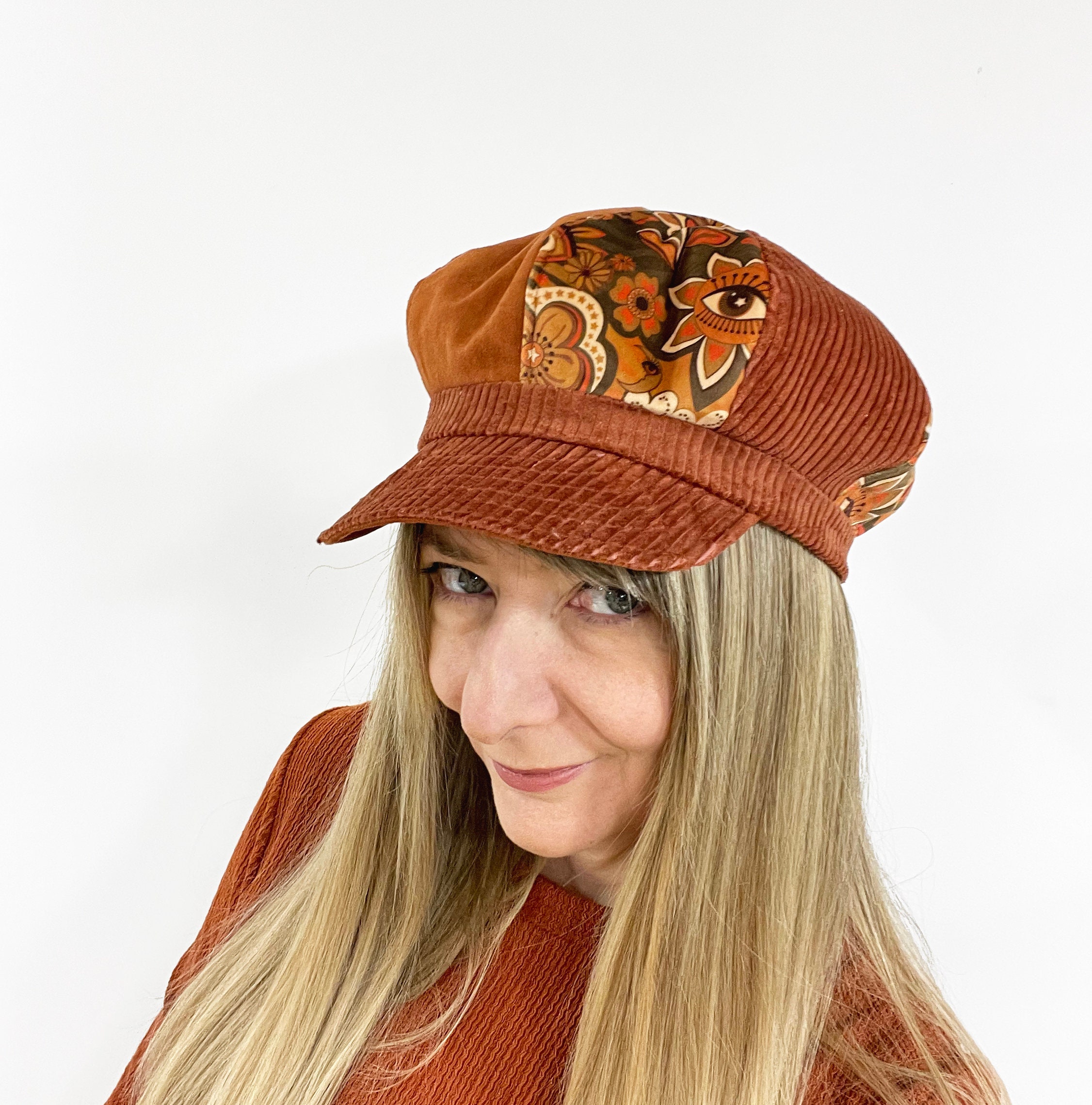 Bakerboy Hat Women, Newsboy Cap, 1960's Hat, Vintage Hat