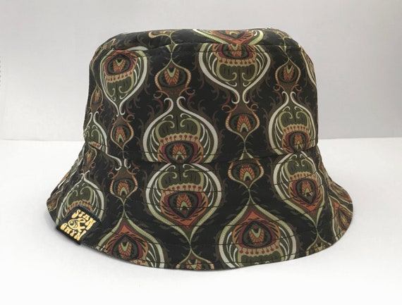 Green Bucket Hat, Khaki Hat, Fisherman Hats, Retro Print Hat. -  Canada