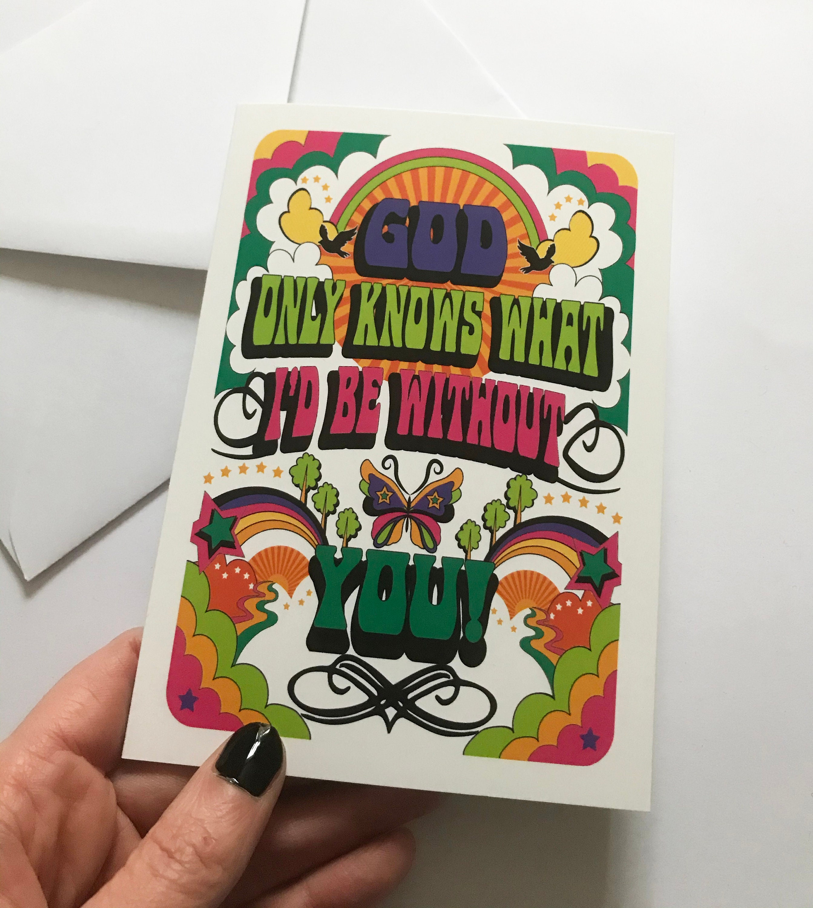 Valentines Card, God Only Knows Valentine's Card, 1960s Beach Boys