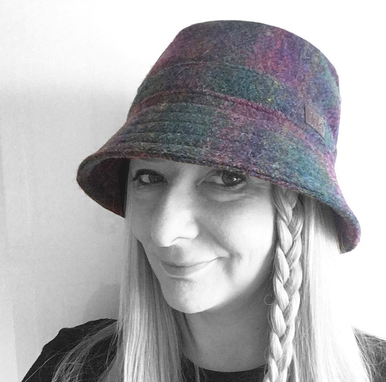 scottish tweed bucket hat