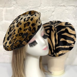 Leopard Beret - Etsy