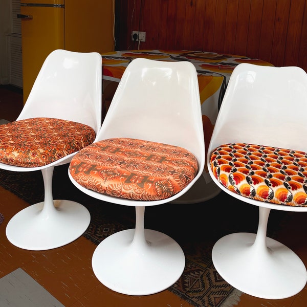 Vintage Retro Fabric Cushion Cover Etsy UK