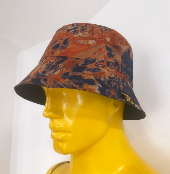 Tie Dye Bucket Hat Batik Fabric Hats 