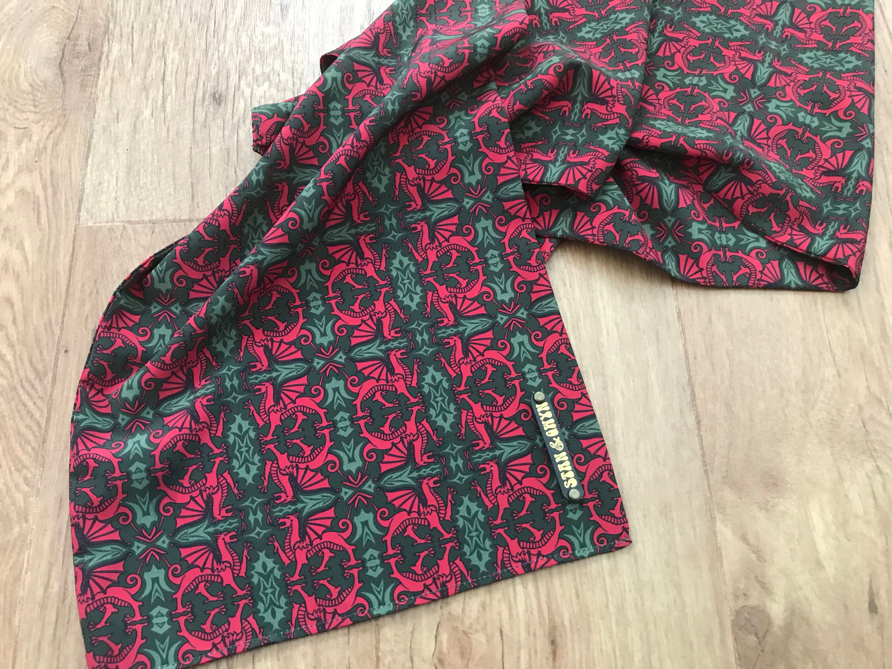 Wales Print Scarf Gift for Welshman Welsh Red Dragon Welsh - Etsy UK