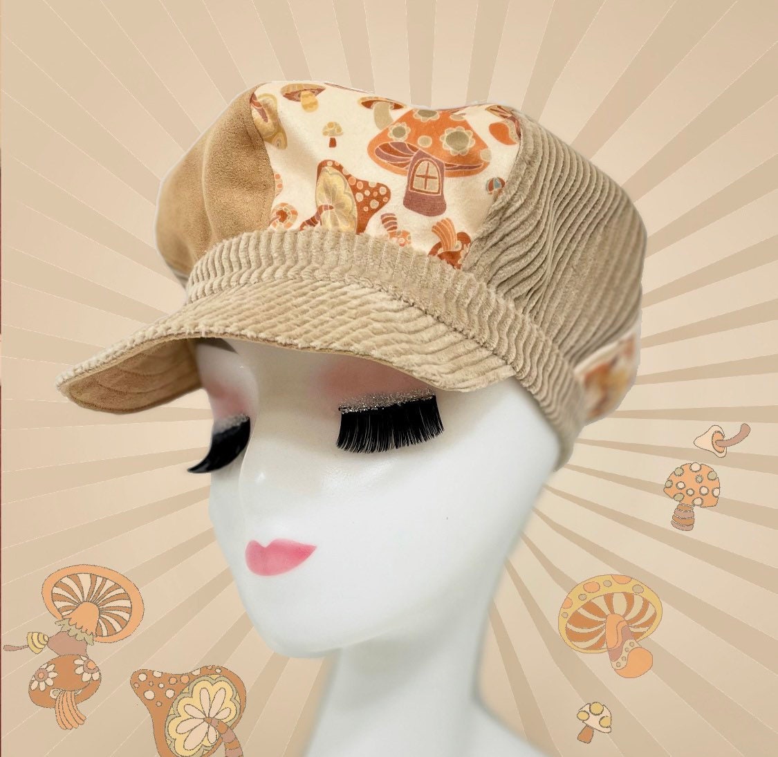 Accessoires Hoeden & petten Nette hoeden Cloche hoeden Vintage Ladies Hat Brown Velvet Toque Layered Veil 